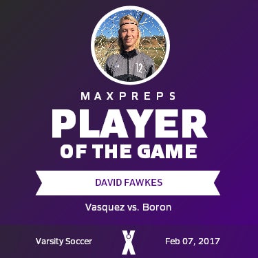 #12 David Fawkes Player of the Game badge