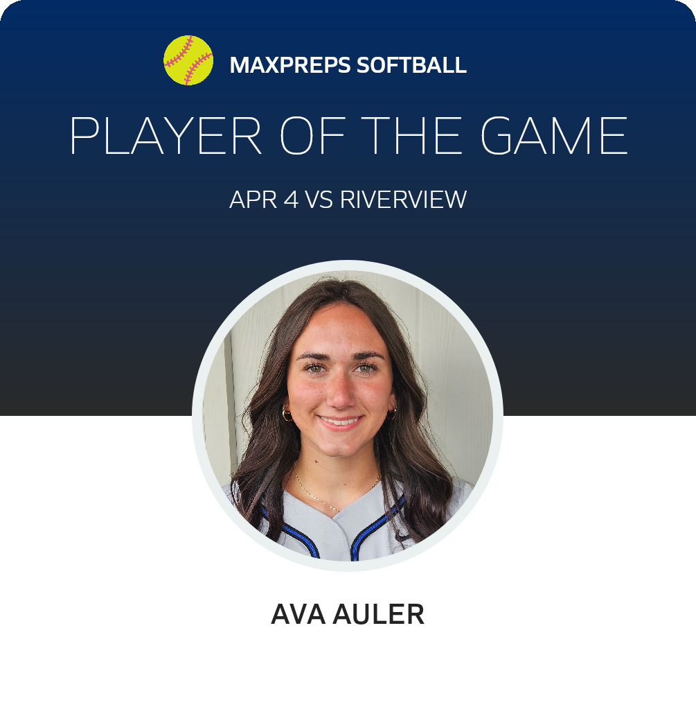 #9 Ava Auler Player of the Game badge