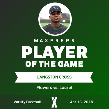 #8 Langston Cross Player of the Game badge