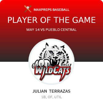 #24 Julian  Terrazas Player of the Game badge