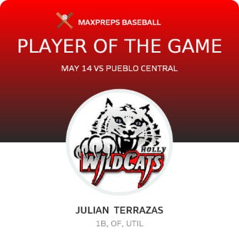 #24 Julian Terrazas Player of the Game badge