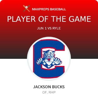 #1 Jackson Bucks Player of the Game badge