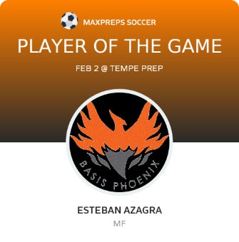 #10 Esteban Azagra Player of the Game badge