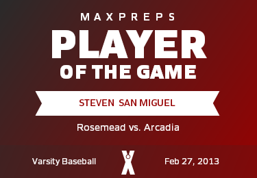 #4A Steven  San Miguel  Player of the Game badge