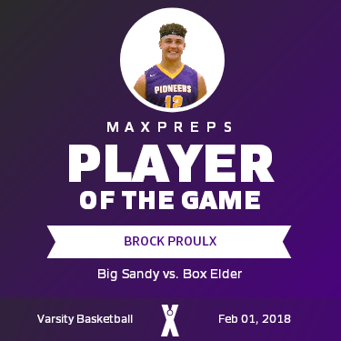 #12 Brock Proulx Player of the Game badge