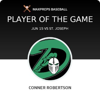 #7 Conner Robertson Player of the Game badge