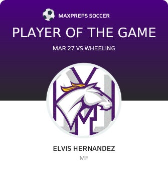 #23 Elvis Hernandez Player of the Game badge