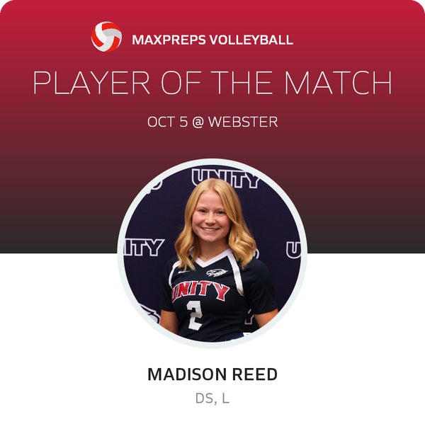 #2 Madison Reed Player of the Game badge