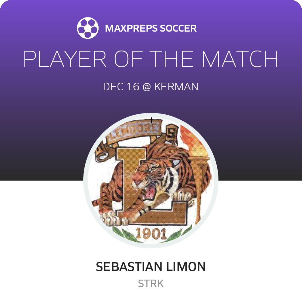 #7 Sebastian Limon Player of the Game badge
