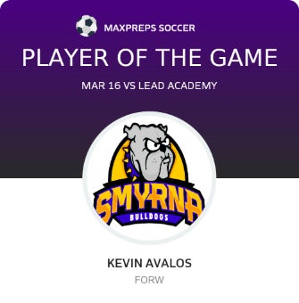 #2 Kevin Avalos Player of the Game badge