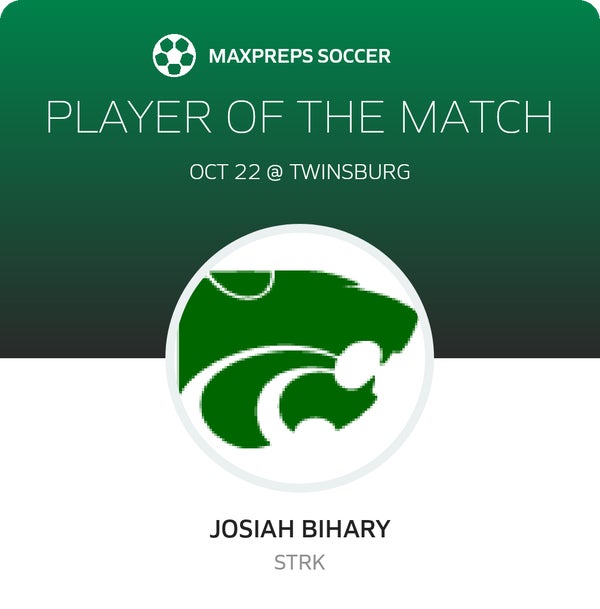 #20 Josiah Bihary Player of the Game badge