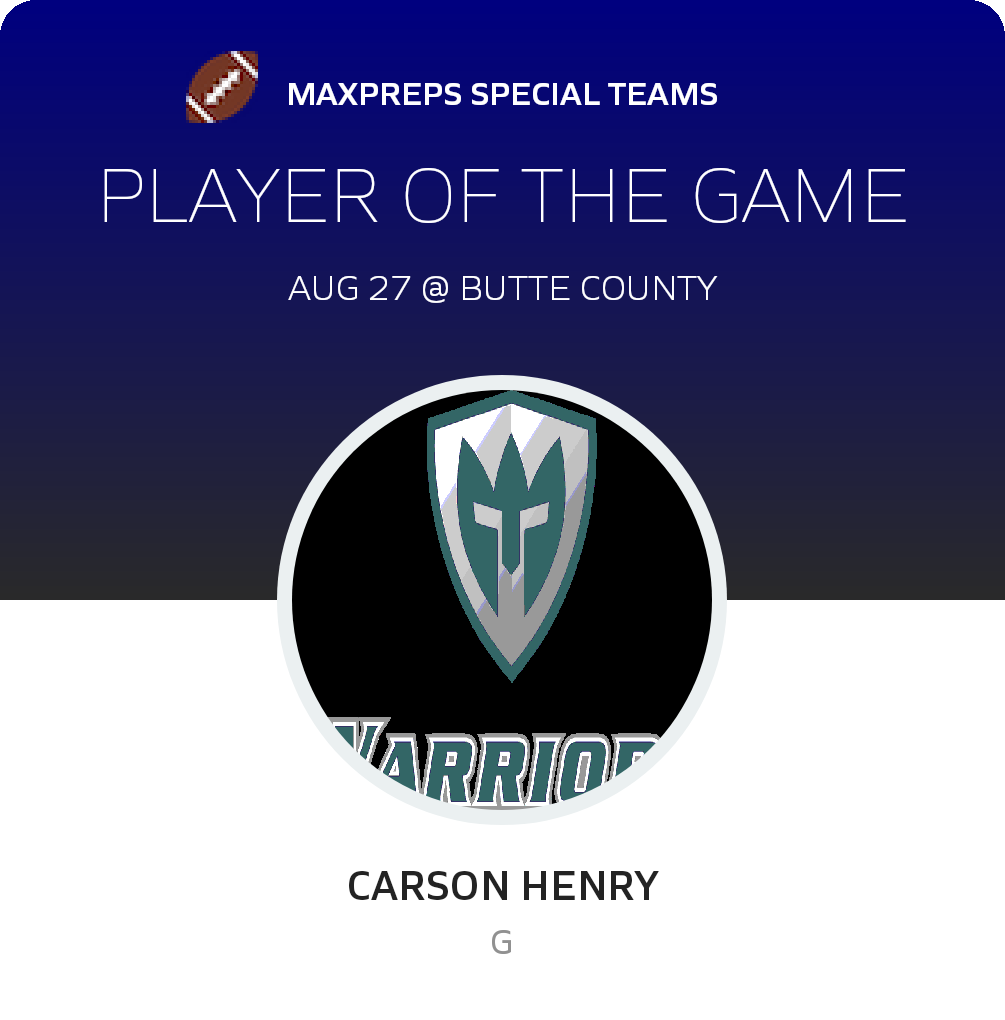 Player of the Game