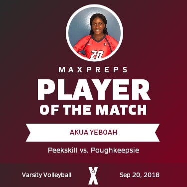 #20 Akua Yeboah Player of the Game badge