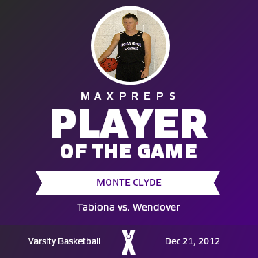 #1 Monte Clyde Player of the Game badge