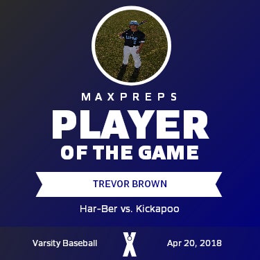 #3 Trevor Brown Player of the Game badge