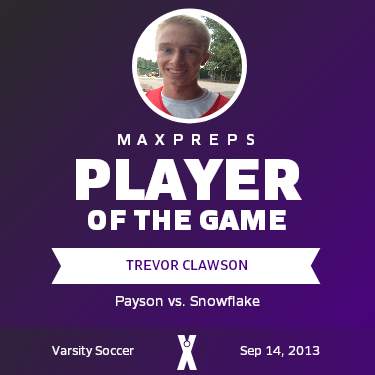 #15 Trevor Clawson Player of the Game badge
