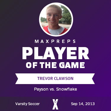 #15 Trevor Clawson Player of the Game badge