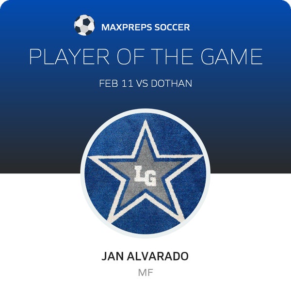 #7 Jan Alvarado Player of the Game badge