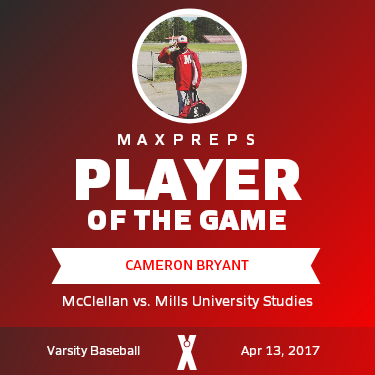 #5 Cameron Bryant Player of the Game badge