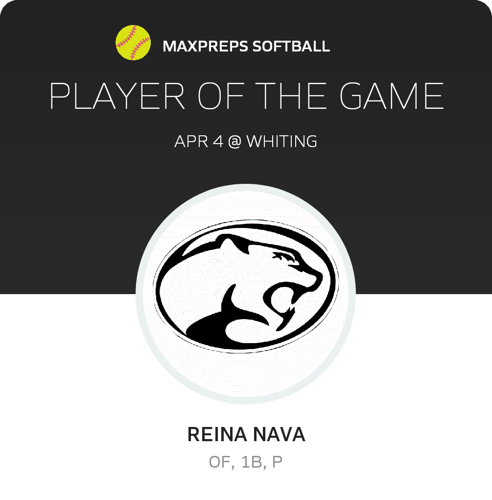 #1 Reina Nava Player of the Game badge