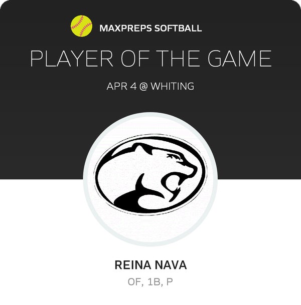 #1 Reina Nava Player of the Game badge