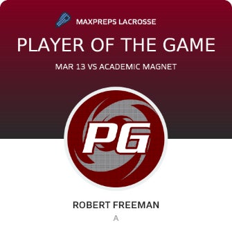 #27 Robert Freeman Player of the Game badge