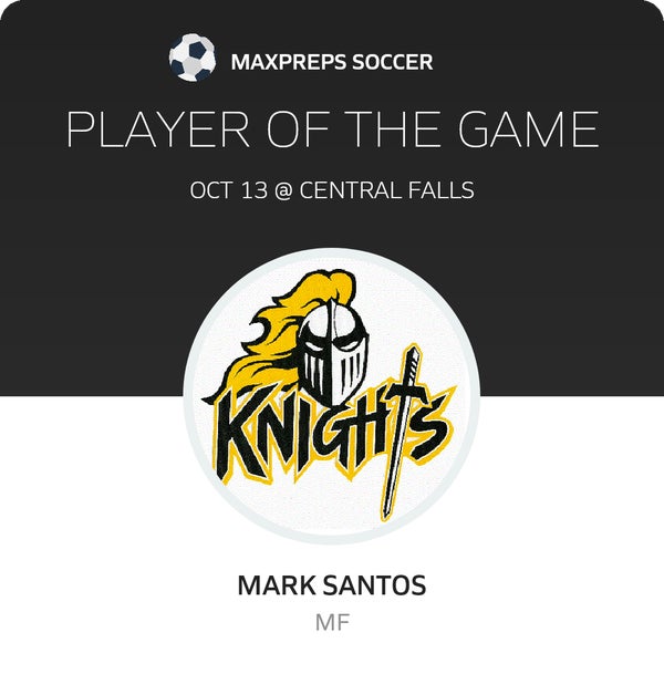 #11 Mark Santos Player of the Game badge