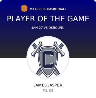 #1 James Jasper Player of the Game badge