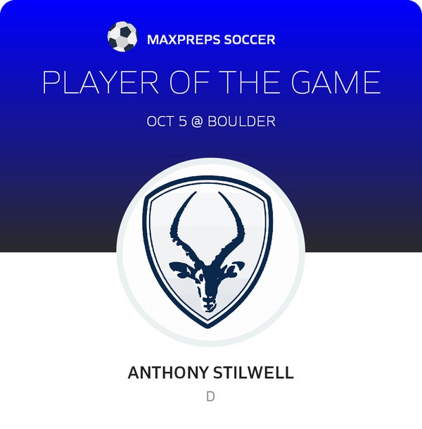 #3 Anthony Stilwell Player of the Game badge