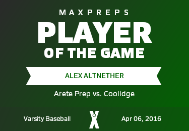 #9 Alex Altnether Player of the Game badge