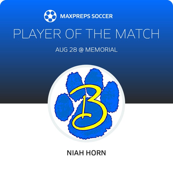 #24 Niah Horn Player of the Game badge