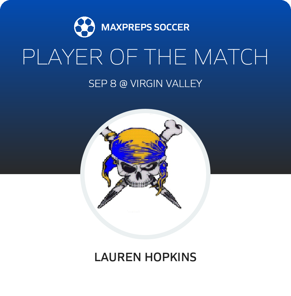 Lauren Hopkins Player of the Game badge