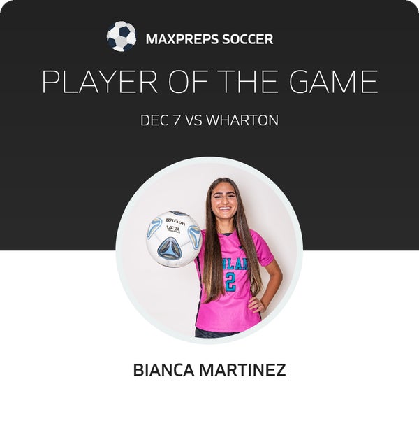 #2 Bianca Martinez Player of the Game badge