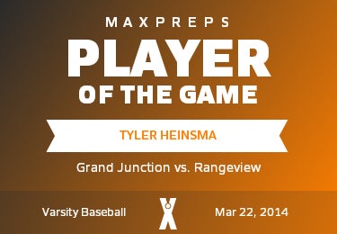 #5 Tyler Heinsma Player of the Game badge