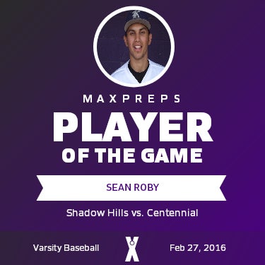 #8 Sean Roby Player of the Game badge