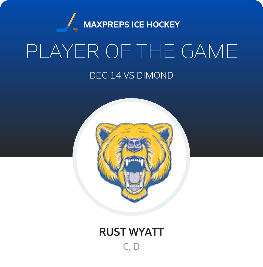 #13 Rust Wyatt Player of the Game badge