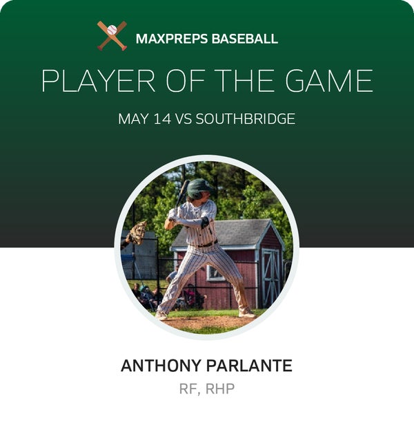 #1 Anthony Parlante Player of the Game badge
