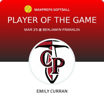 #24 Emily Curran Player of the Game badge