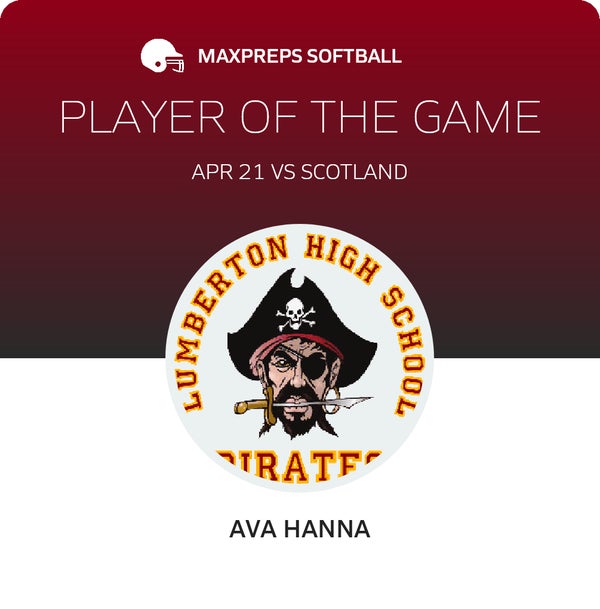 #8 Ava Hanna Player of the Game badge