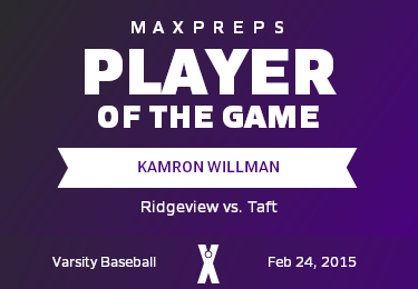 #2 Kamron Willman Player of the Game badge