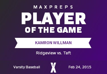 #2 Kamron Willman Player of the Game badge