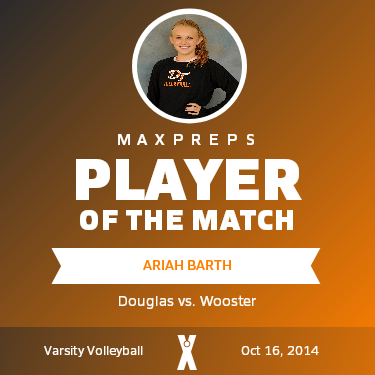 #2 Ariah Barth Player of the Game badge