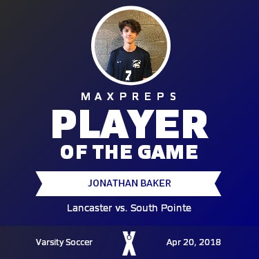 #7 Jonathan Baker Player of the Game badge
