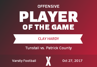 #23 Clay Hardy Player of the Game badge