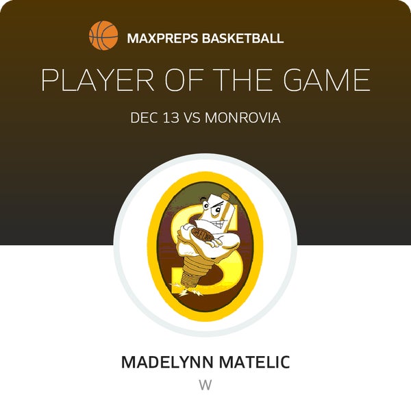#11 Madelynn Matelic Player of the Game badge