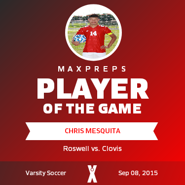 #14 Chris Mesquita Player of the Game badge