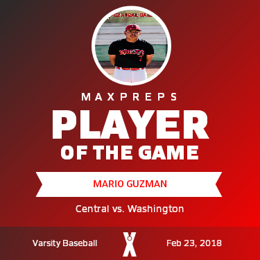 #7 Mario Guzman Player of the Game badge