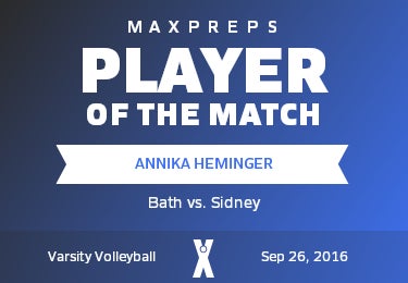 #11 Annika Heminger Player of the Game badge