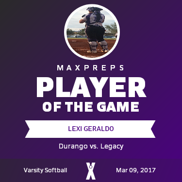 #10 Lexi Geraldo Player of the Game badge