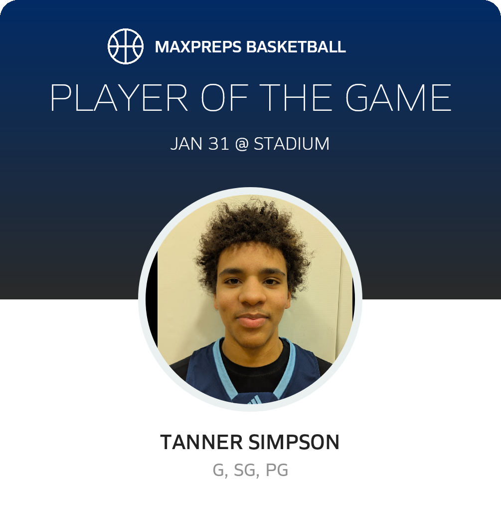 Tanner Simpson's Mt. Rainier High School Career Home
